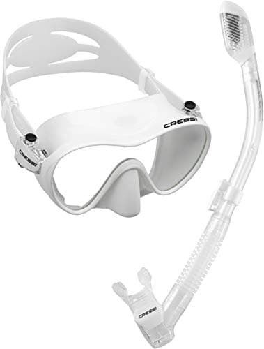 Cressi Scuba Diving Snorkeling Kit - Freediving Mask Dry Snorkel - F1 mini & Supernova Dry